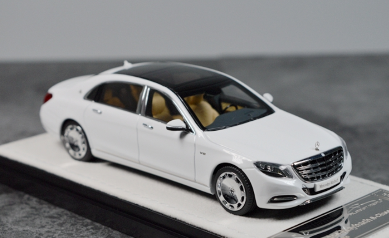 低価得価ALMOST REAL 1/43 メルセデス・マイバッハ Sクラス 2016 ホワイト　Mercedes S-class Maybach 2016 Diamond White 乗用車