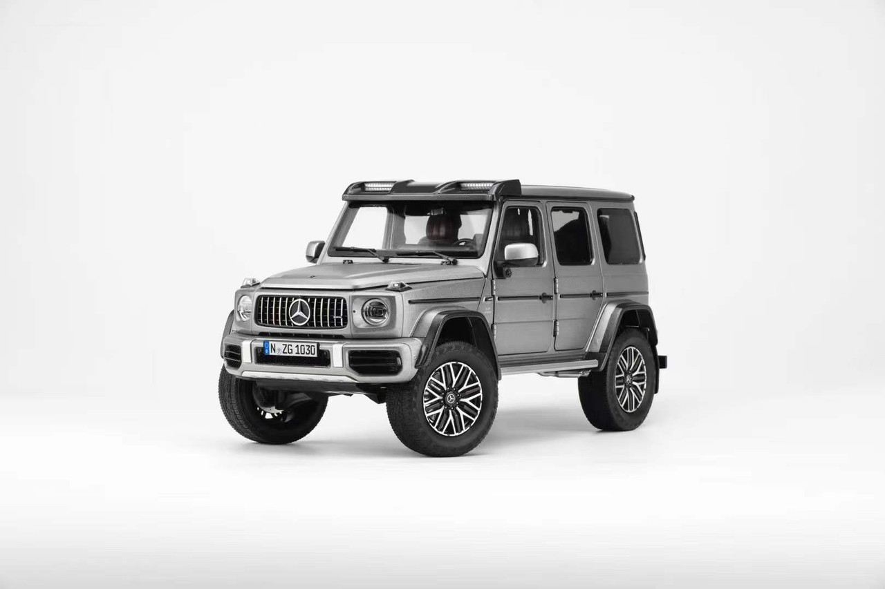 Mercedes-AMG G 63 4x4 ミニカー 1/18 iScale 1/18 Scale For Mercedes-Benz AMG G63 4X4 Blue Diecast Car