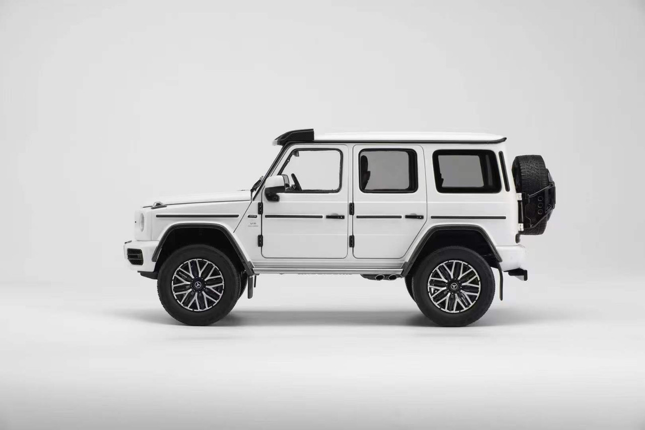 1/18 NZG Mercedes-Benz G63 4x4 (White) Diecast Car Model
