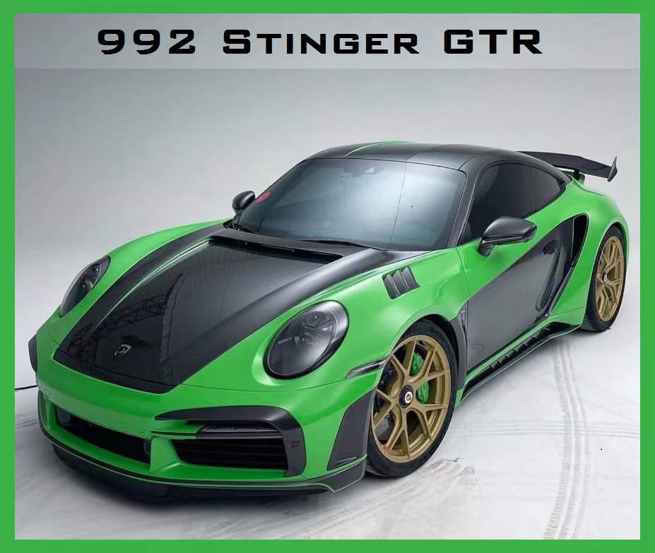 1/18 VIP Scale Models Porsche 911 992 Stinger GTR (Green) Car