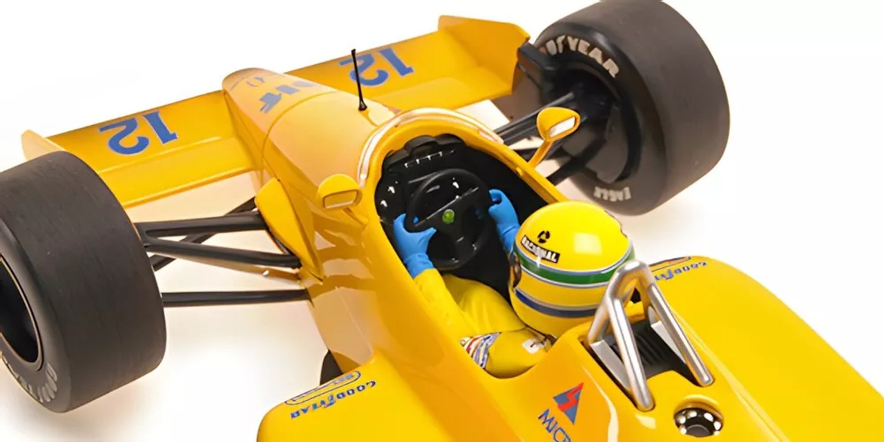 Ayrton Senna マクラーレンMP4/5 ロータスホンダ99T 1/18 1/18 Minichamp 1987 Formula 1 Ayrton Senna Lotus 99T Dirty
