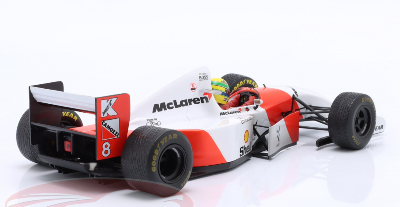 ミニチャンプス 1/18 McLaren Ford MP4-8 Brazilian GP 1993 A.Senna