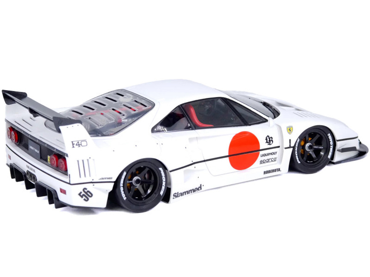 LBWK F40 ホワイト INNO Models 1:18 Ferrari F40 Liberty Walk in White Tokyo