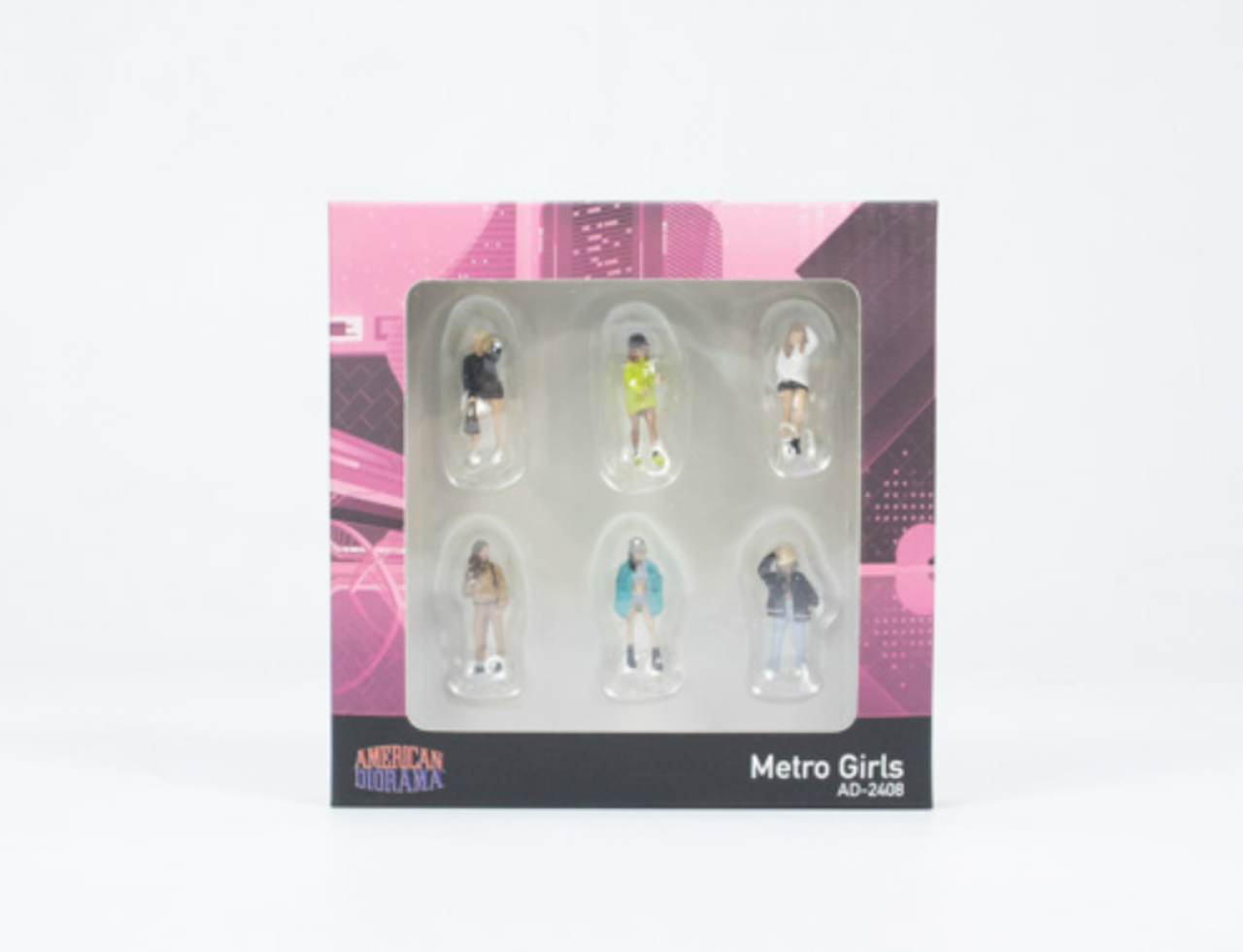 1/64 American Diorama Diecast Figure - Metro Girls