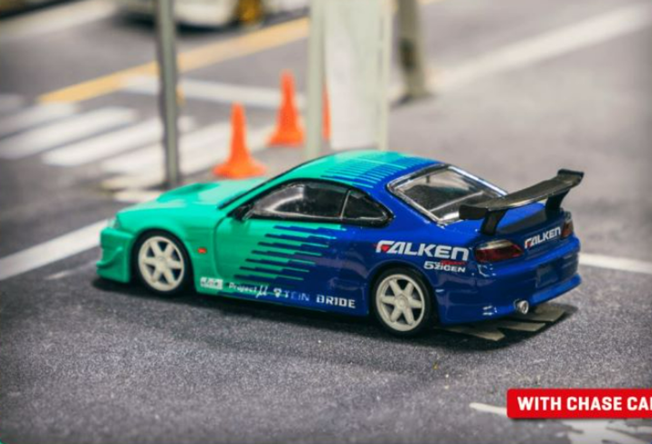 1/64 Tarmac Works VERTEX Nissan Silvia S15 FALKEN