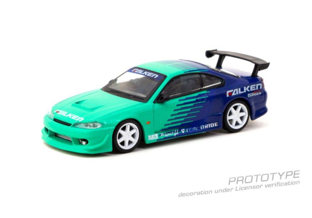 1/64 Tarmac Works VERTEX Nissan Silvia S15 FALKEN