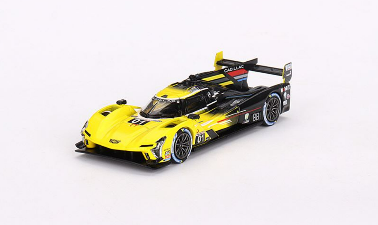 1/64 MINI GT BMW M Cadillac V-Series.R #01 Cadillac Racing 2023 IMSA  Daytona 24 Hrs 3rd Place