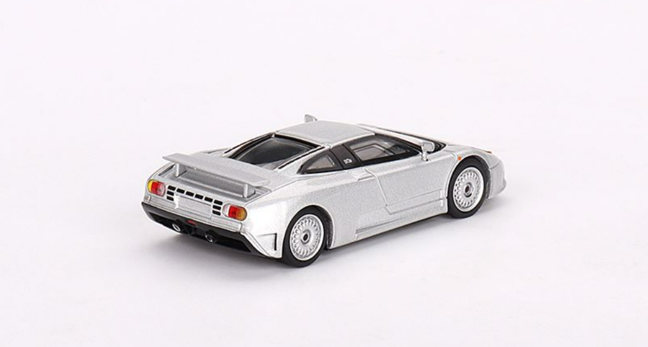 1/64 Mini GT Bugatti EB110 GT (Grigio Chiaro) Diecast Car Model