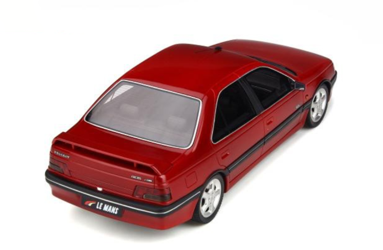 1/18 OTTO 1993 Peugeot 405 Mi16 Le Mans (Red) Resin Car Model Limited