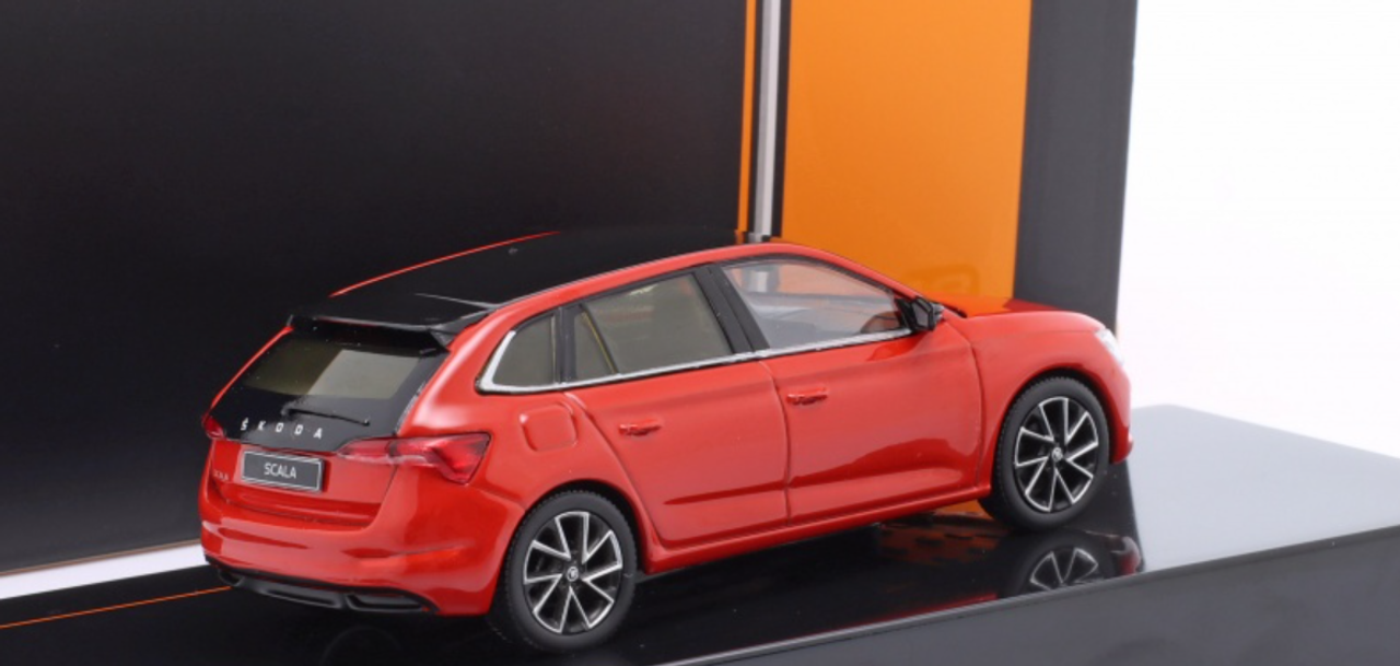 1/43 Ixo 2019 Skoda Scala (Red) Car Model