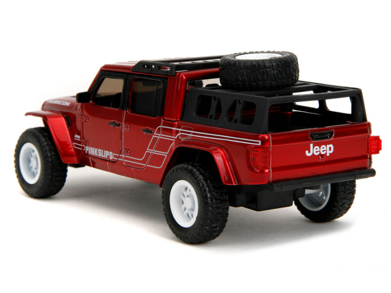 2020 Jeep Gladiator Pickup Truck Candy Red "Pink Slips" Series 1/32 Diecast Model Car by Jada