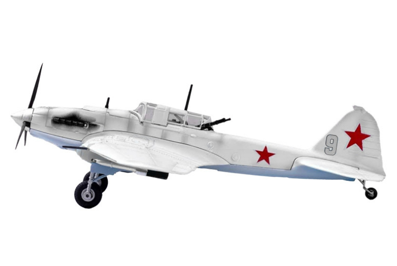 Ilyushin IL-2 Shturmovik Aircraft White "3rd Squadron 505th Air Assault Regiment 226th Air Assault Division Battle of Stalingrad" (1942) Soviet Air Force 1/72 Diecast Model Airplane by Legion