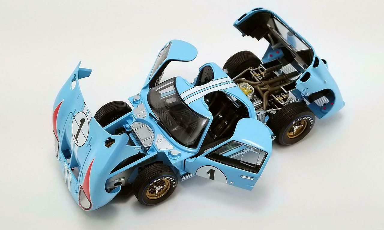 1/18 Shelby Collectibles 1966 Ford GT-40 GT40 MK II MKII #1 Le Mans (Blue)  Diecast Car Model