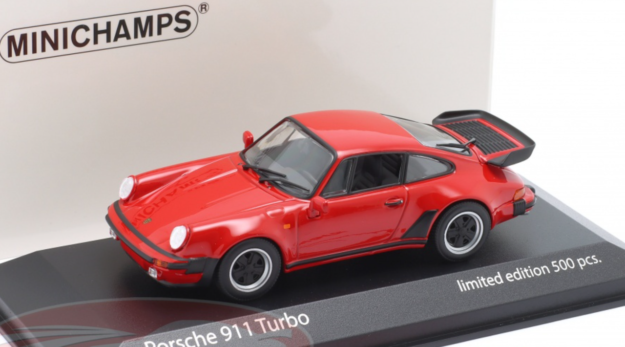 1/43 Minichamps 1977 Porsche 911 (930) Turbo (Red) Car Model
