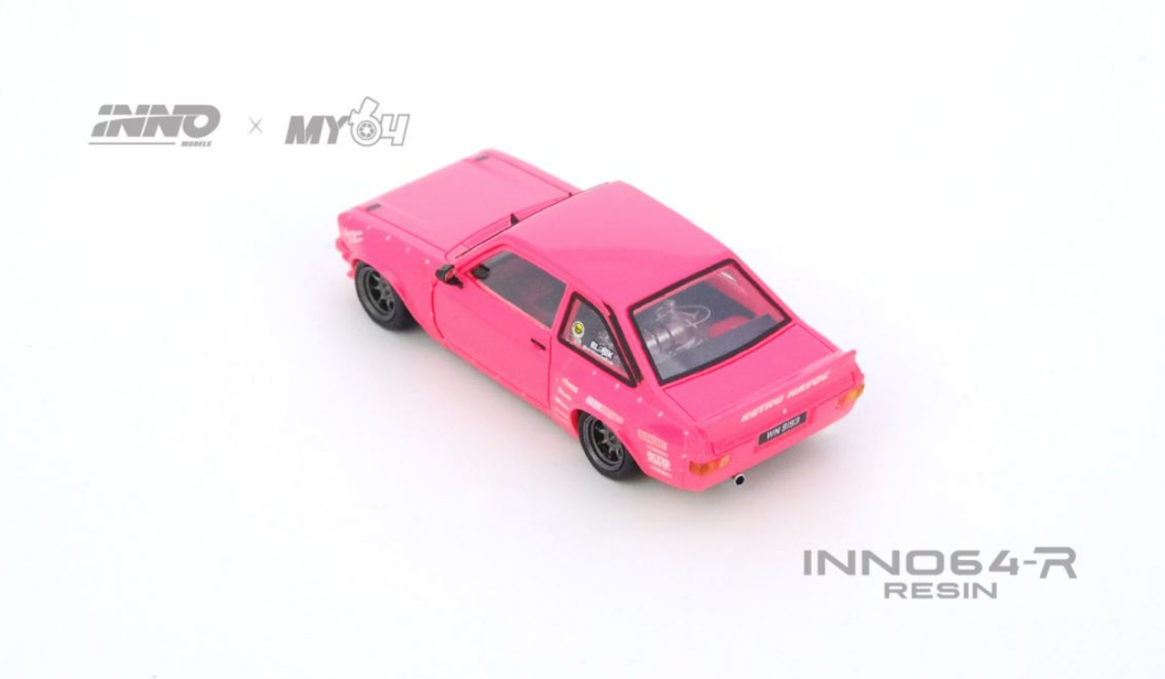  1/64 INNO FORD ESCORT MK2 PANDEM EMOTION RETRO HAVOC Resin Car Model