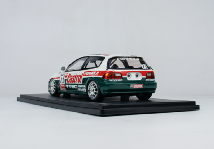 Miniature Honda Civic 1/43 Spark TCR No.170 Castrol 24h Nürburgring