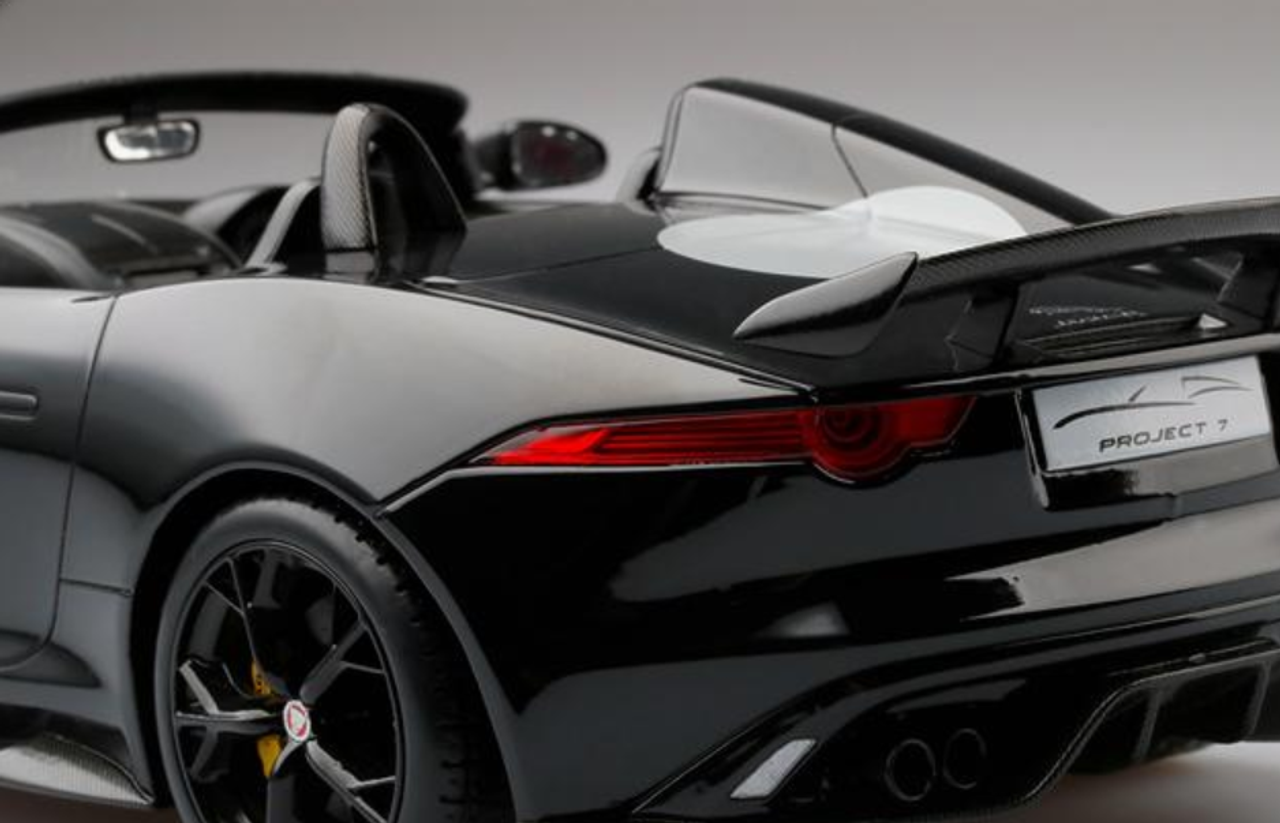 1/18 TSM Top Speed Jaguar F-Type FType Project 7 (Black) Resin Car Model -  LIVECARMODEL.com