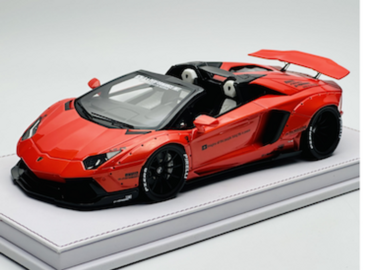 1/18 GL Models Lamborghini Aventador LBWK Spider (Red) Car Model