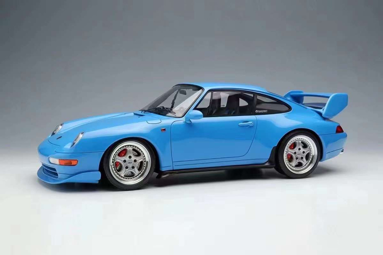 1/18 Makeup 1995 Porsche 911 (993) Carrera RS (Riviera Blue) Car Model