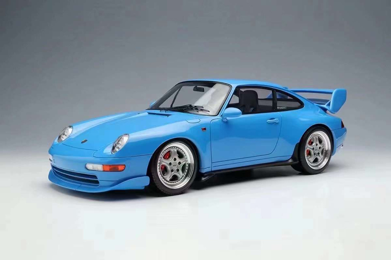 1/18 Makeup 1995 Porsche 911 (993) Carrera RS (Riviera Blue) Car Model