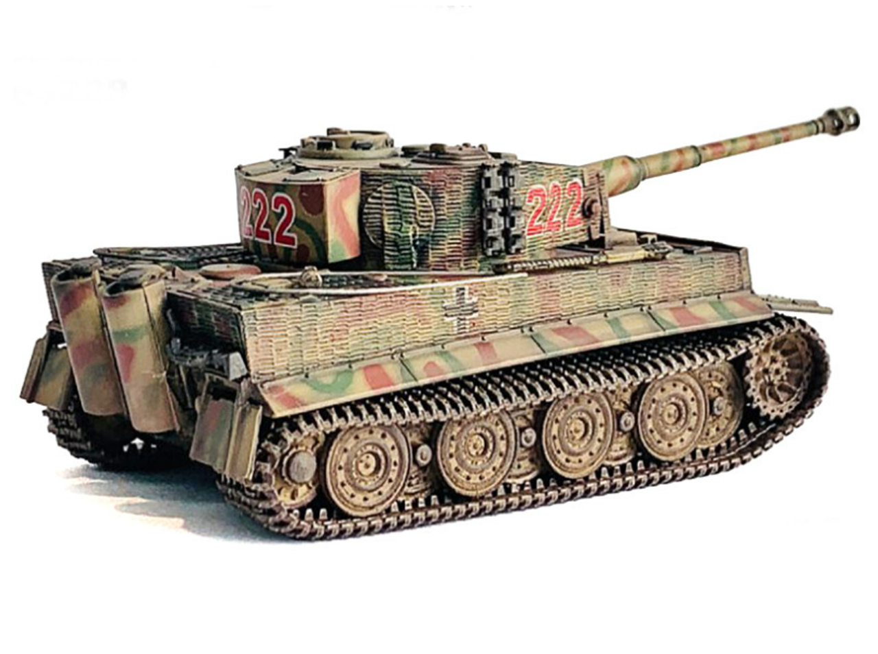 Germany Tiger I Late Production with Zimmerit Tank "Wittmann's Tiger #212 s.Pz.Abt.101 Normandy" (1944) "NEO Dragon Armor" Series 1/72 Plastic Model by Dragon Models
