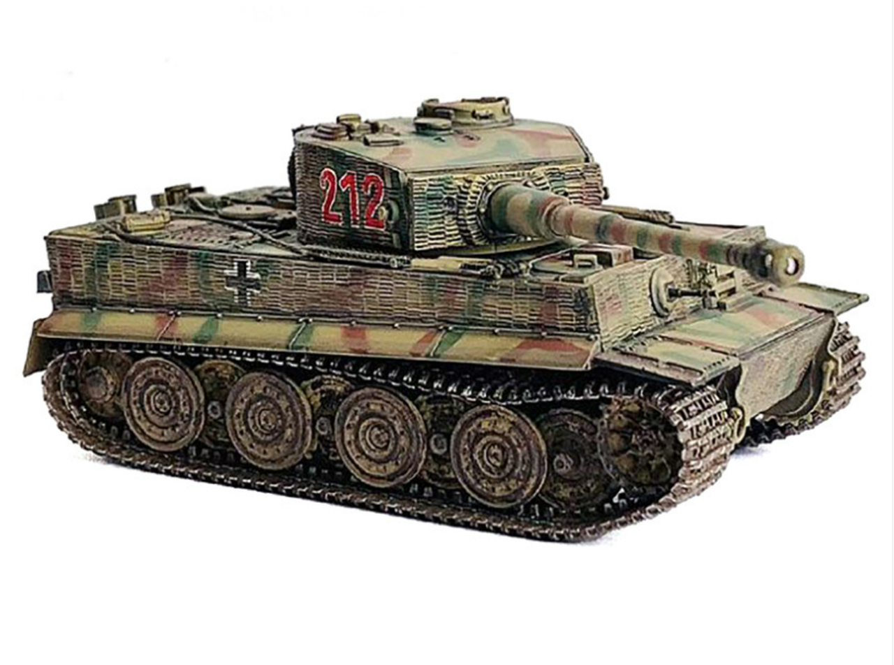 Germany Tiger I Late Production with Zimmerit Tank "Wittmann's Tiger #212 s.Pz.Abt.101 Normandy" (1944) "NEO Dragon Armor" Series 1/72 Plastic Model by Dragon Models