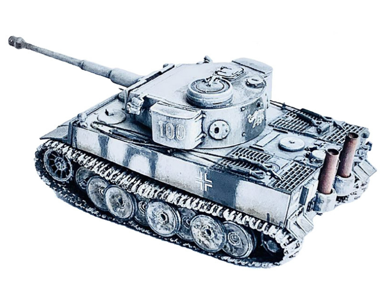 Germany Tiger I Initial Production Tank "s.Pz.Abt.502 Mga" (1942) "NEO Dragon Armor" Series 1/72 Plastic Model by Dragon Models
