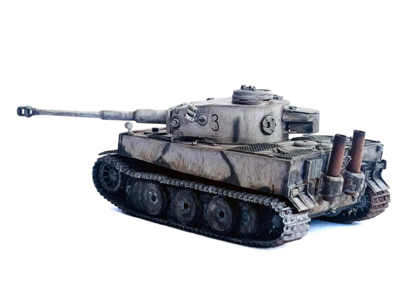 Germany Tiger I Initial Production Tank "s.Pz.Abt.502 Mishkino" (1943) "NEO Dragon Armor" Series 1/72 Plastic Model by Dragon Models