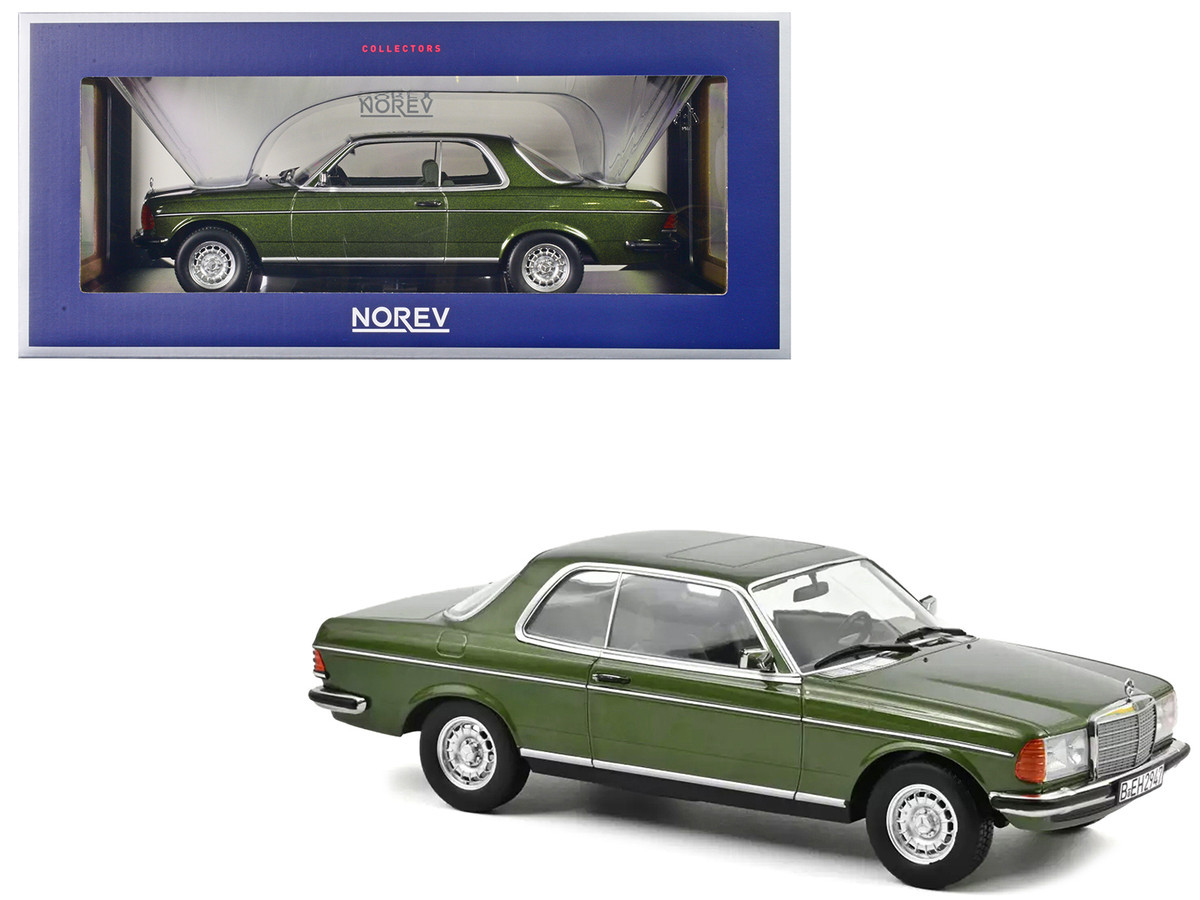 1980 Mercedes-Benz 280 CE Green Metallic 1/18 Diecast Model Car by