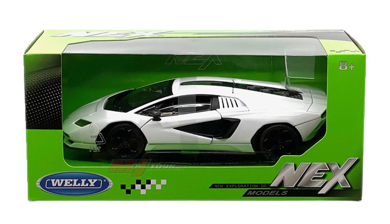 1/24 Welly Lamborghini Countach LPI 800-4 (White) Diecast Car Model
