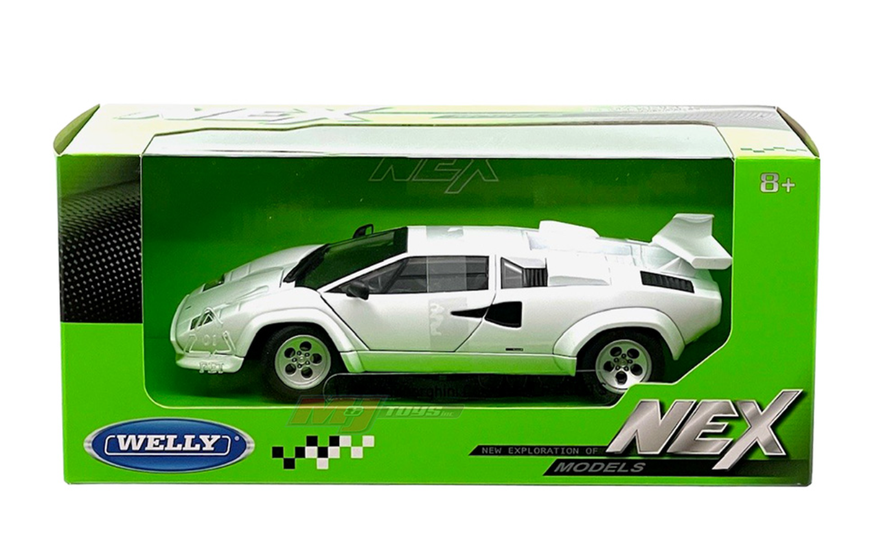 1/24 Welly Lamborghini Countach LP 5000 S (White) Diecast Car Model