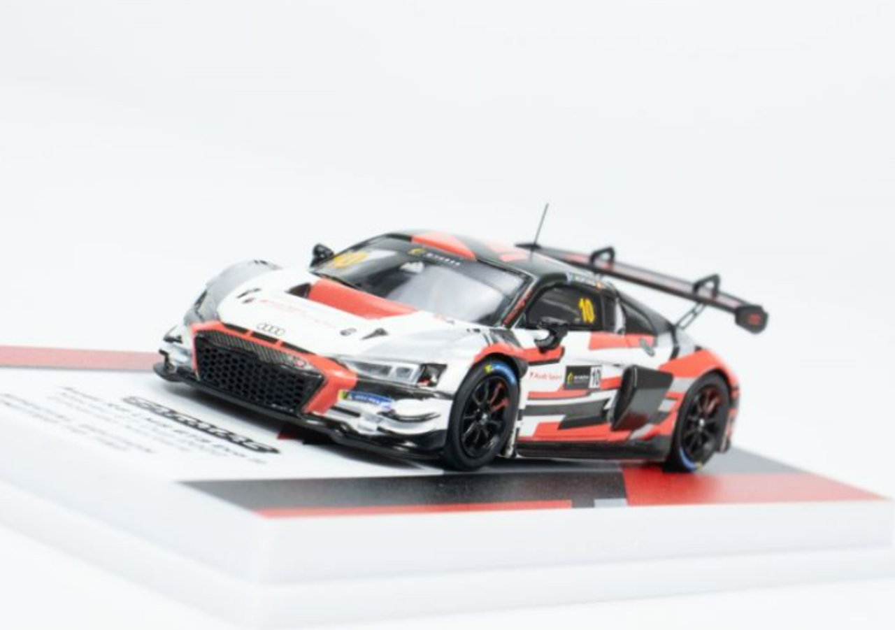 1/64 Tarmac Works Audi R8 LMS GT3 Evo II Macau GT Cup 2022 Edoardo Mortara #10