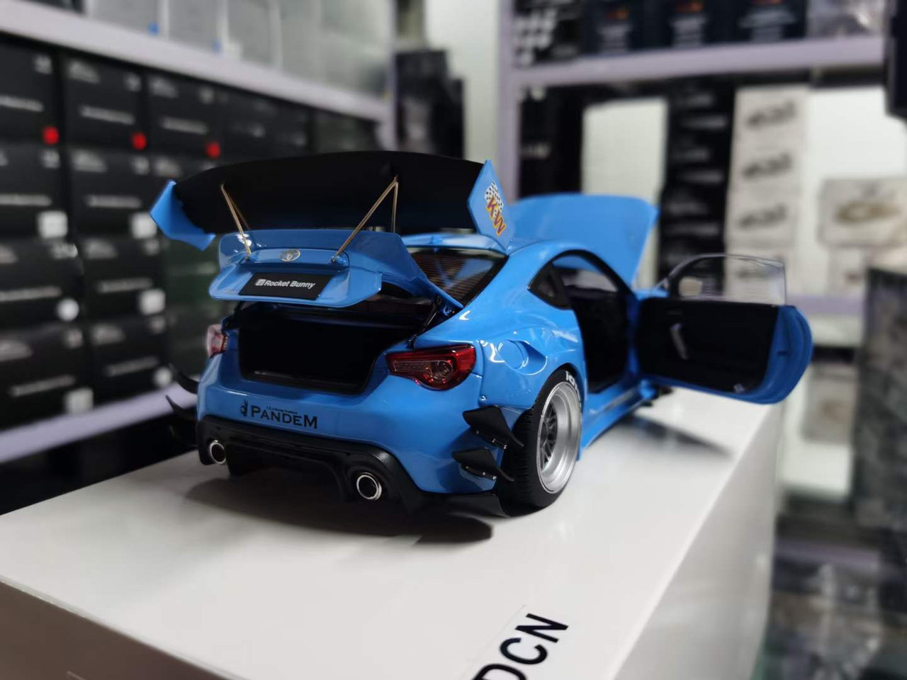 1/18 DCN Toyota 86 Pandem (Blue) Diecast Car Model