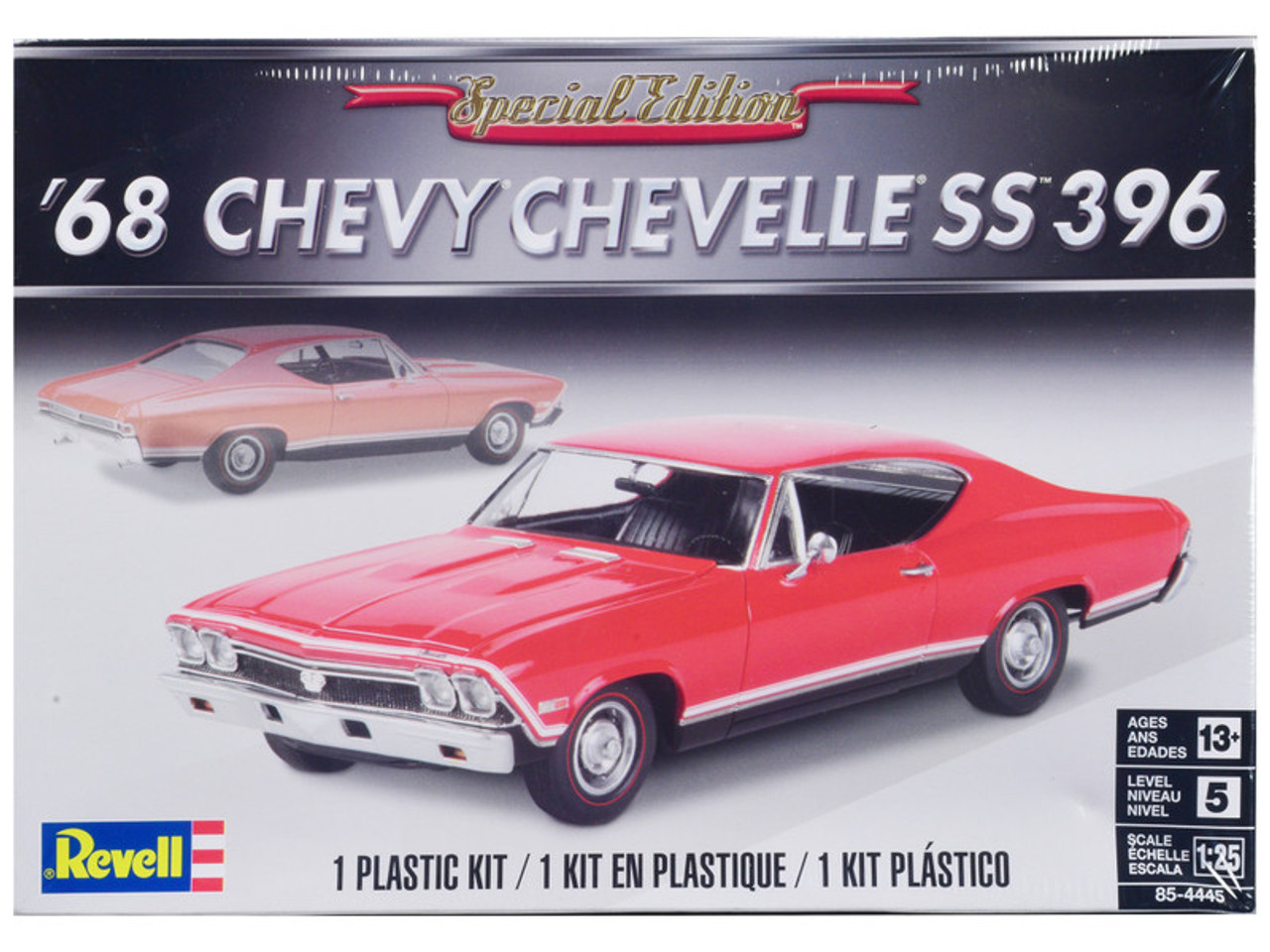 Level 5 Model Kit 1968 Chevrolet Chevelle SS 396 "Special Edition" 1/25 Scale Model by Revell