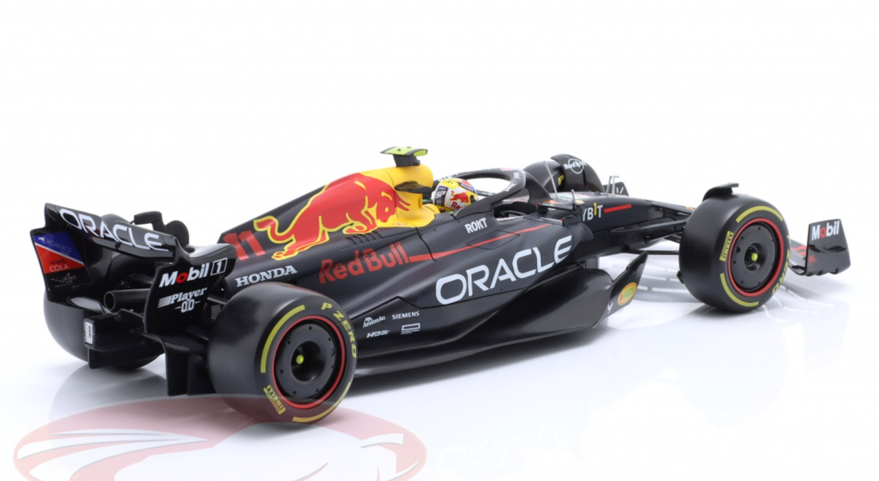 1/18 BBurago 2023 Formula 1 Sergio Perez Red Bull Racing RB19 #11 Car Model