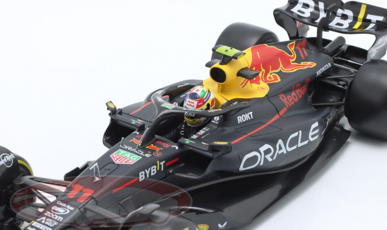 1/18 BBurago 2023 Formula 1 Sergio Perez Red Bull Racing RB19 #11 Car Model