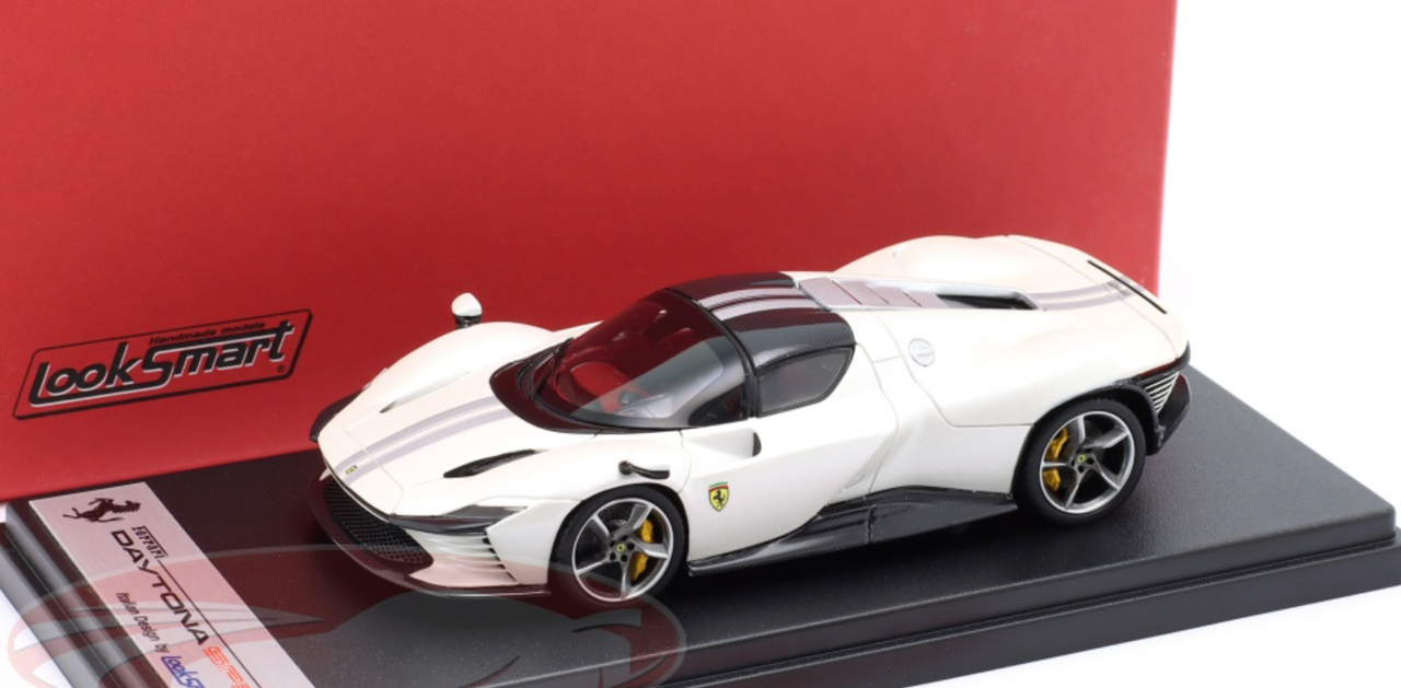 1/43 LookSmart 2021 Ferrari Daytona SP3 (Pearl White) Car Model