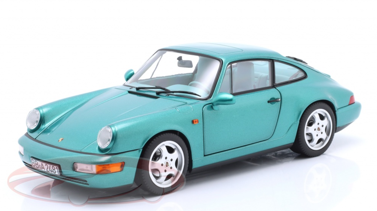 Norev Porsche 911 Carrera 2 1992 Vert Wimbledon échelle 1/18
