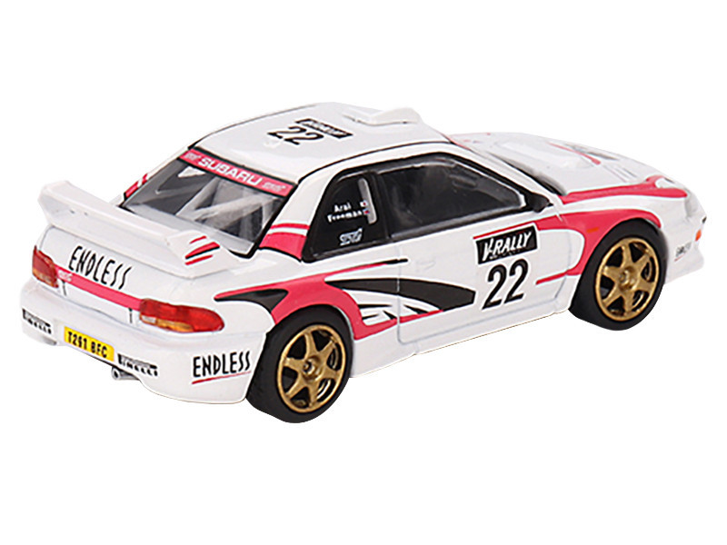 1/64 Mini GT 1999 Subaru Impreza WRC98 Rally Tour de Corse #22