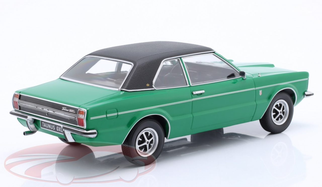 1/18 KK-Scale 1971 Ford Taunus GXL Limousine (Green) Car Model