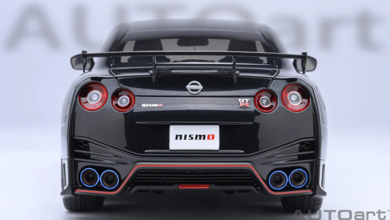 1/18 AUTOart 2022 Nissan GT-R (R35) Nismo Special Edition (Meteor Flake Black Pearl) Car Model