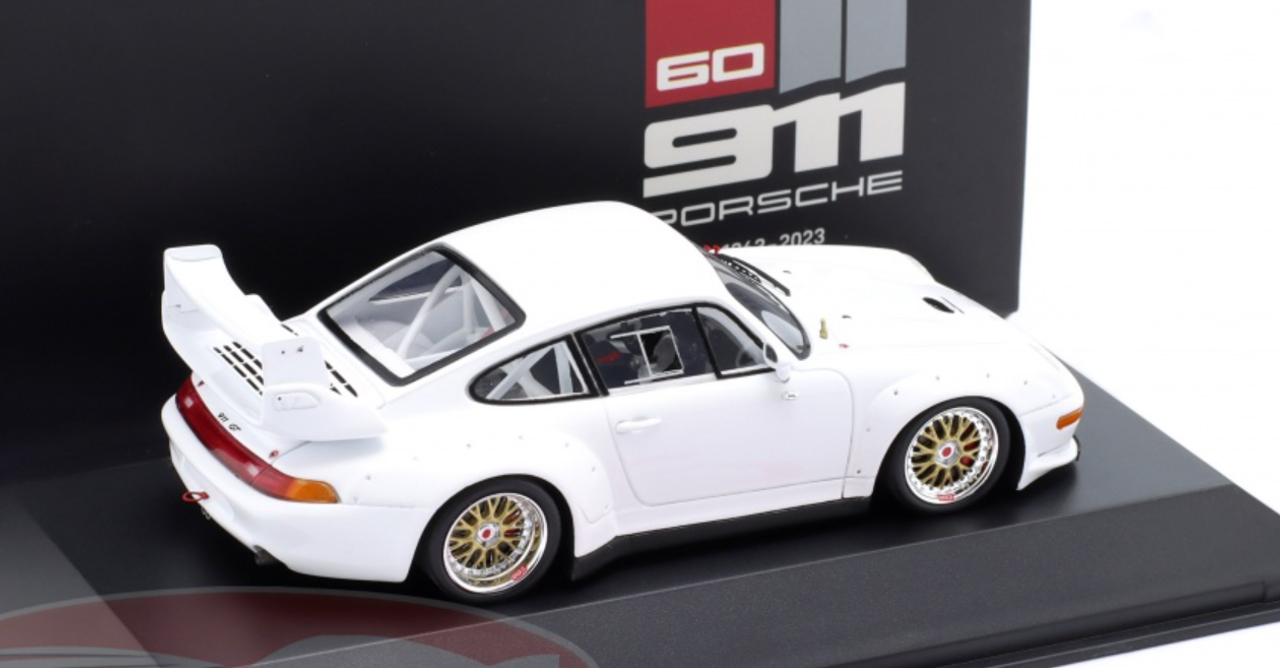 1/43 Dealer Edition Porsche 911 (993) GT2 (White) Car Model