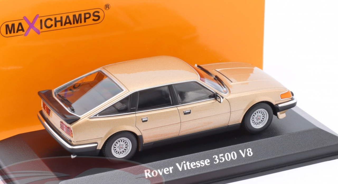 1/43 Minichamps 1986 Rover Vitesse 3500 V8 (Gold Metallic) Car Model