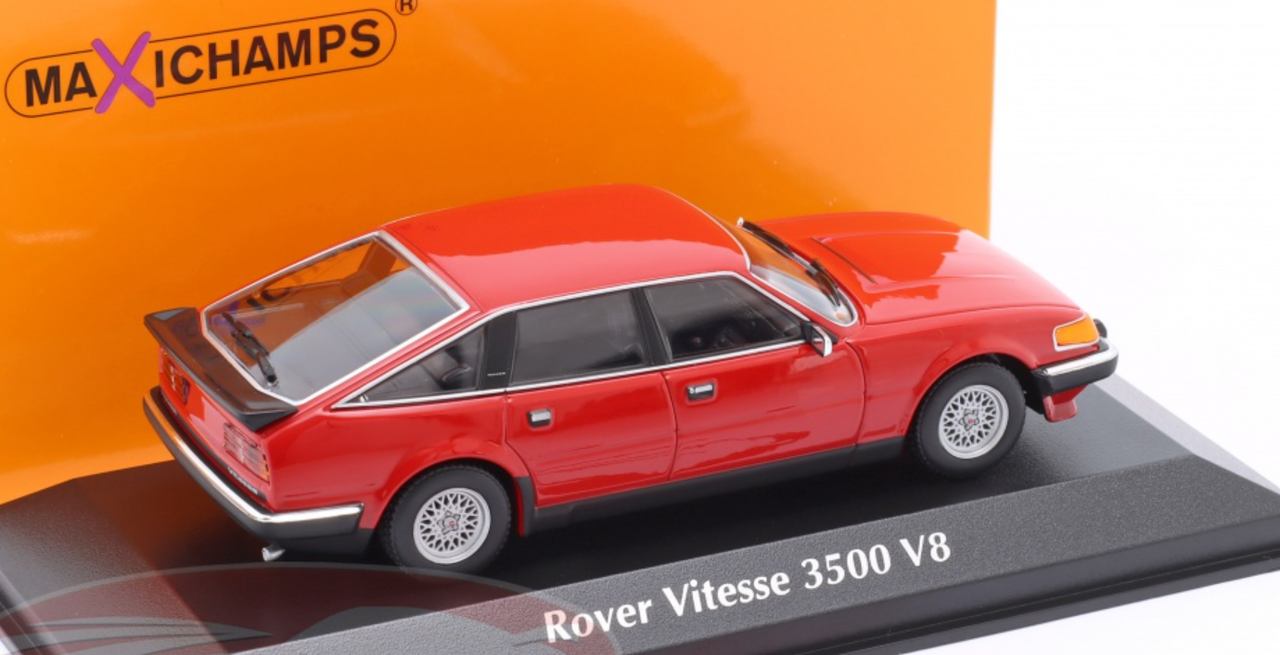 1/43 Minichamps 1986 Rover Vitesse 3500 V8 (Red) Car Model