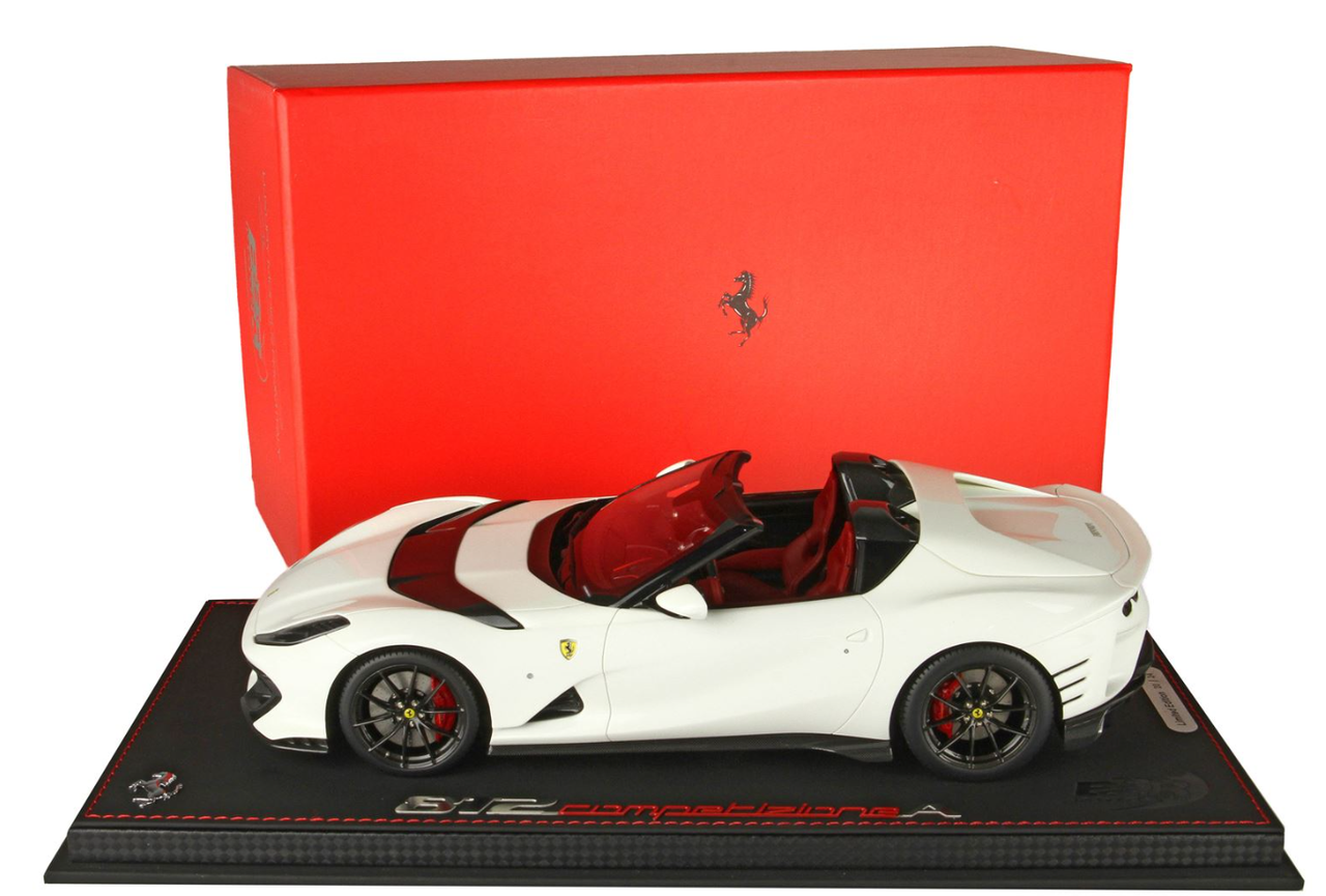 1/18 BBR Ferrari 812 Competizione A (Avus White) Resin Car Model Limited 24 Pieces