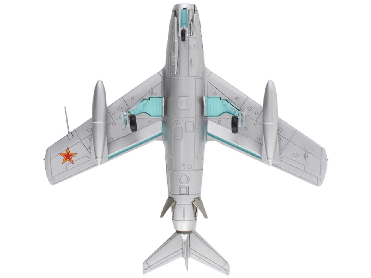 Mikoyan-Gurevich MiG-15Bis Fighter Aircraft "8170 Early Soviet Fighter" Soviet Air Force "Air Power Series" 1/72 Diecast Model by Hobby Master