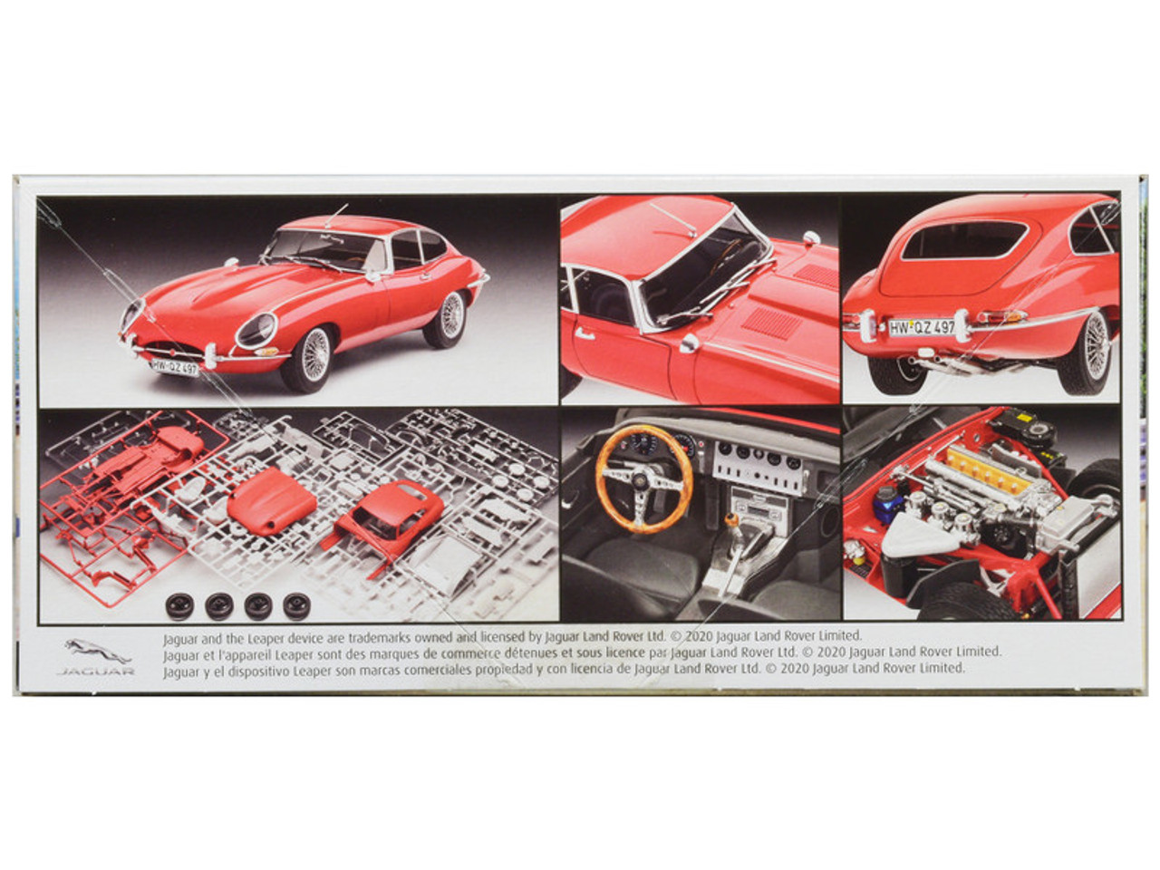 Level 5 Model Kit Jaguar XK-E (E-Type) 1/24 Scale Model by