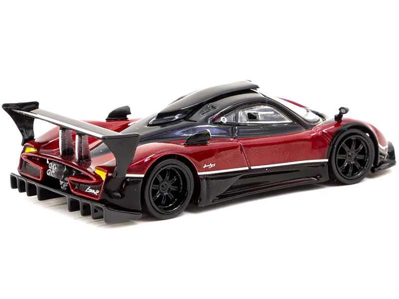 ☆チェイス☆ターマックZonda R Rosso Dubai 1/64 Tarmac Works Pagani Zonda R (Rosso Dubai Red) Diecast Car