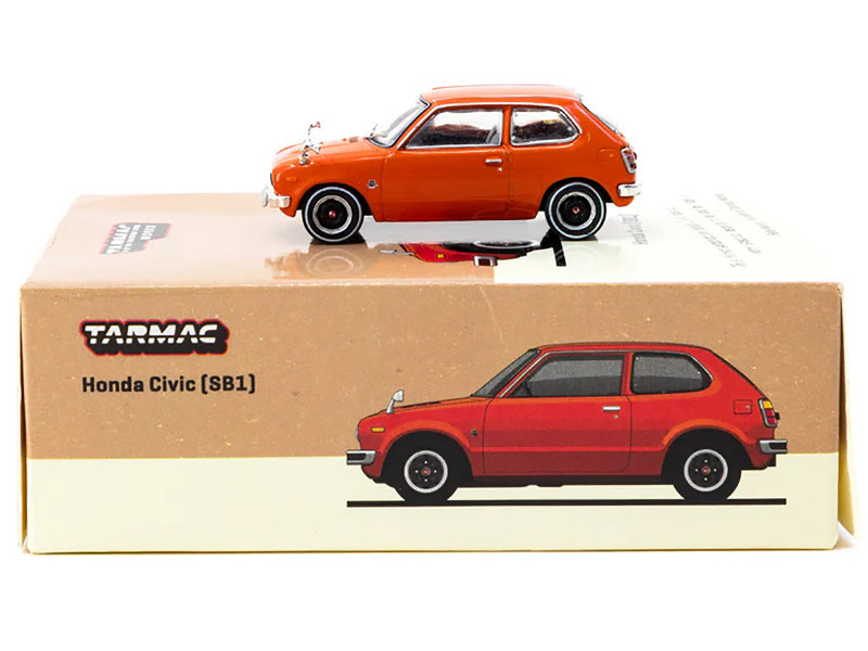 1/64 J-Collection Honda Civic (SB1) First Generation (Orange