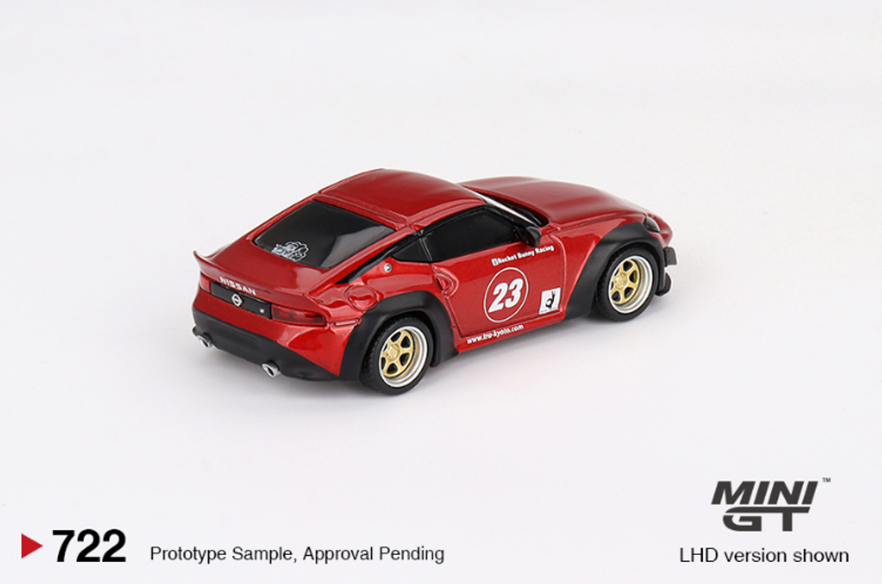 1/64 MINI GT Nissan Z Pandem Passion Red 